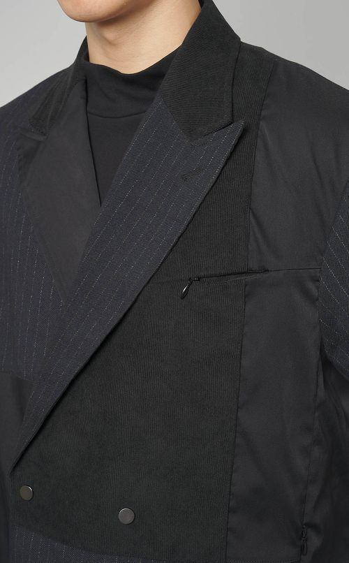 パッチワークダブルジャケット