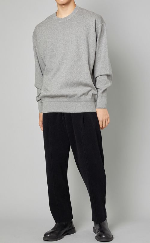 コットンカシミヤプルオーバーニット