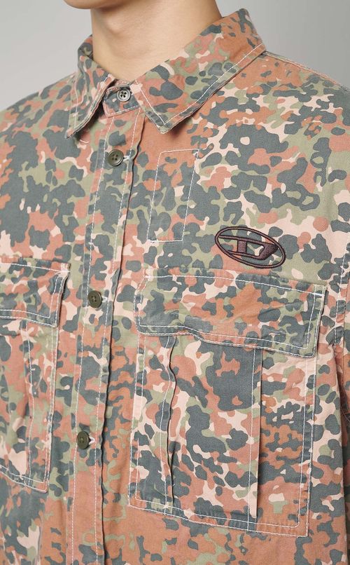 カモフラージュシャツ