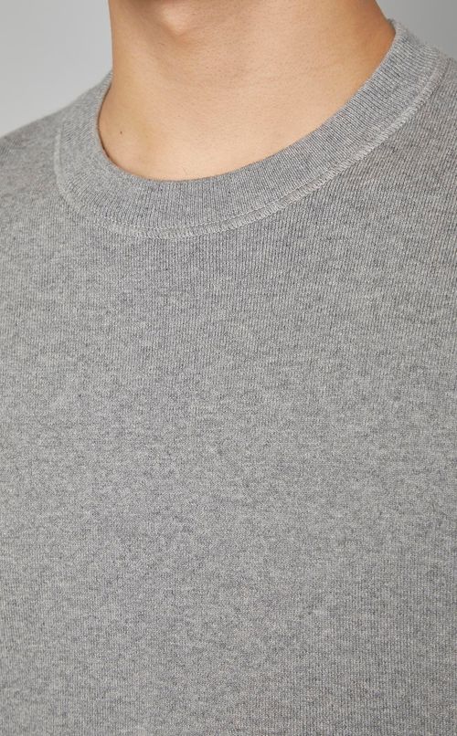 コットンカシミヤプルオーバーニット