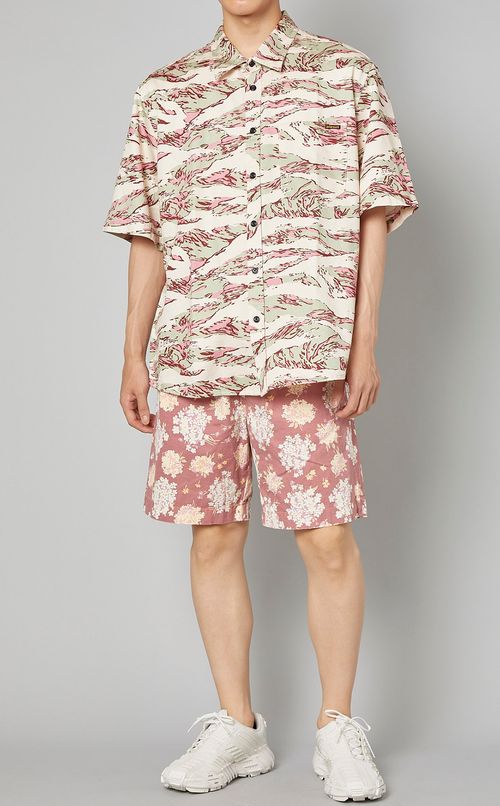 カモフラージュショートスリーブシャツ