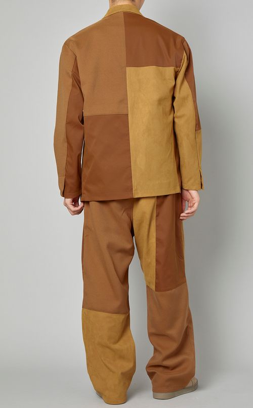 パッチワークダブルジャケット