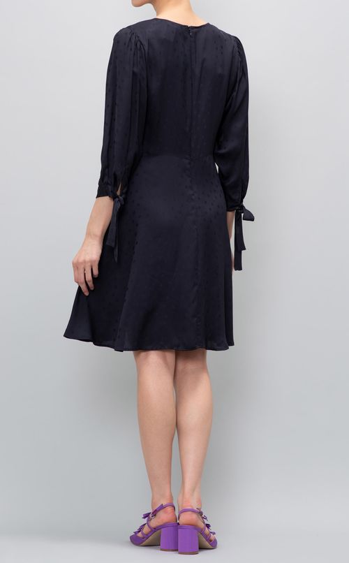 ドットVネックミニワンピース