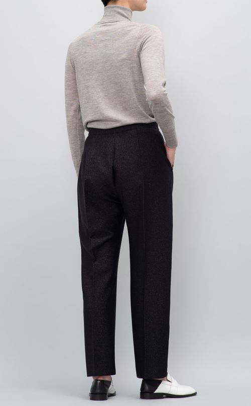 ラメテーパードパンツ