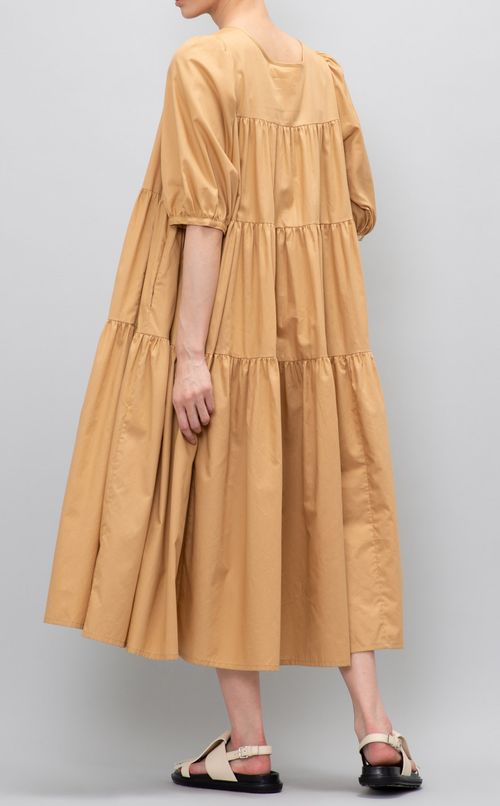 コットンティアードワンピース