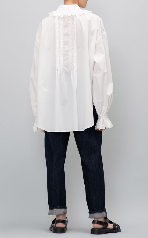 スカラップフリルシャツ