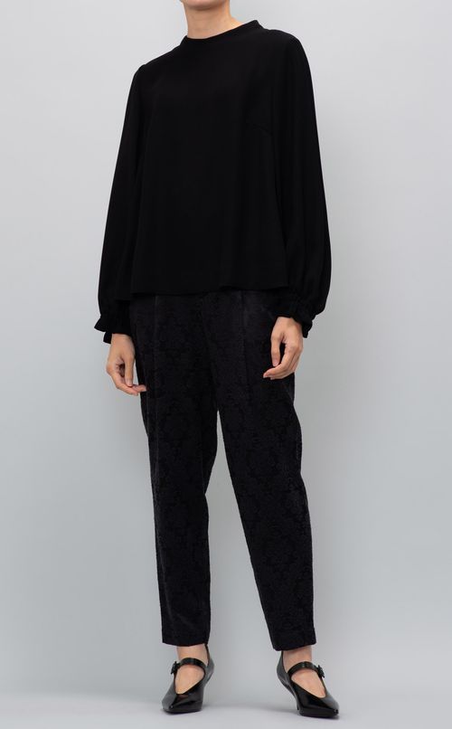 ギャザースリーブTブラウス