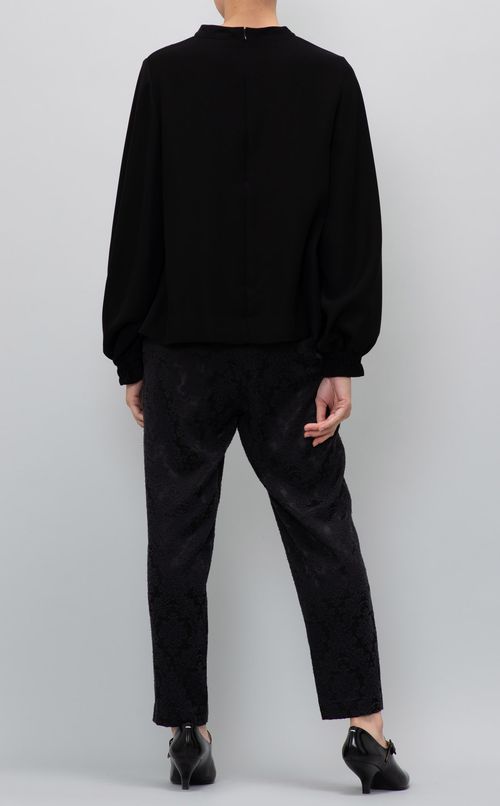 ギャザースリーブTブラウス