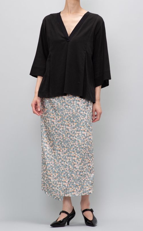 コットンプルオーバーブラウス