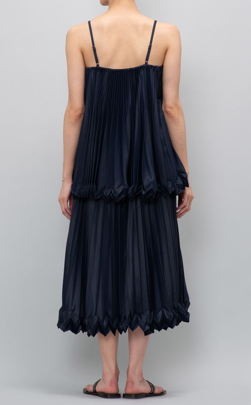 切替プリーツキャミソール