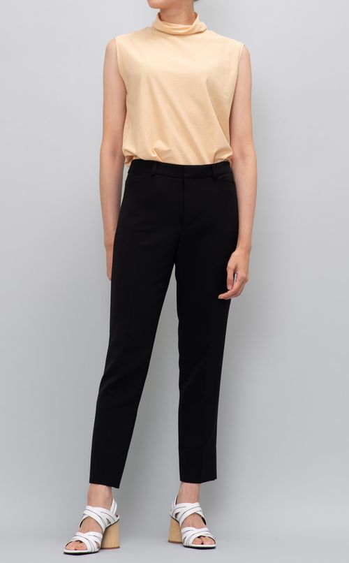 ハイネックノースリーブブラウス