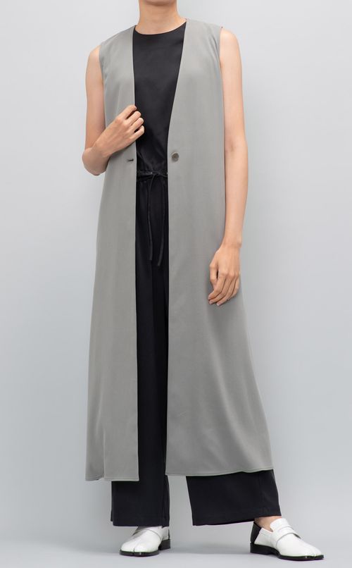 シルクドローストリングオールインワン