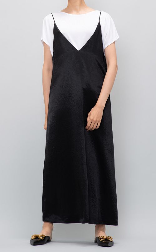 サテンキャミソールワンピース