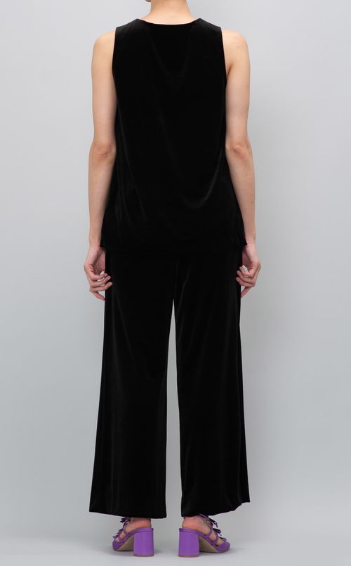 ベロアノースリーブプルオーバー