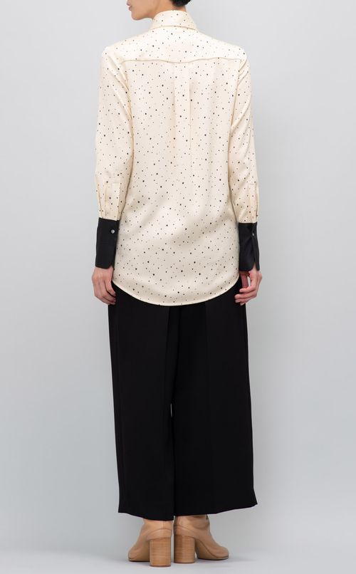 スタープリントダブルポケットシャツ