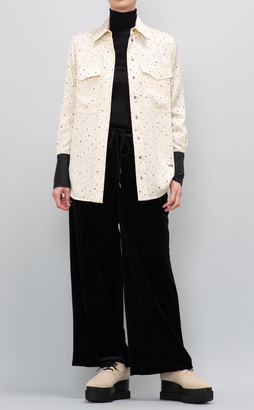 スタープリントダブルポケットシャツ