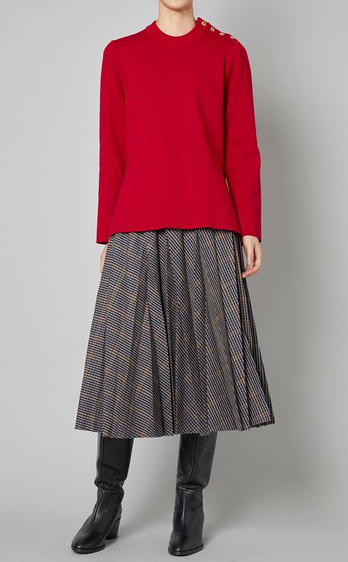 ミラノリブサイドスリットニット