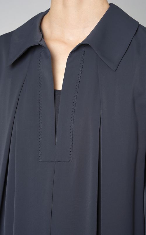 スキッパーステッチマキシワンピース