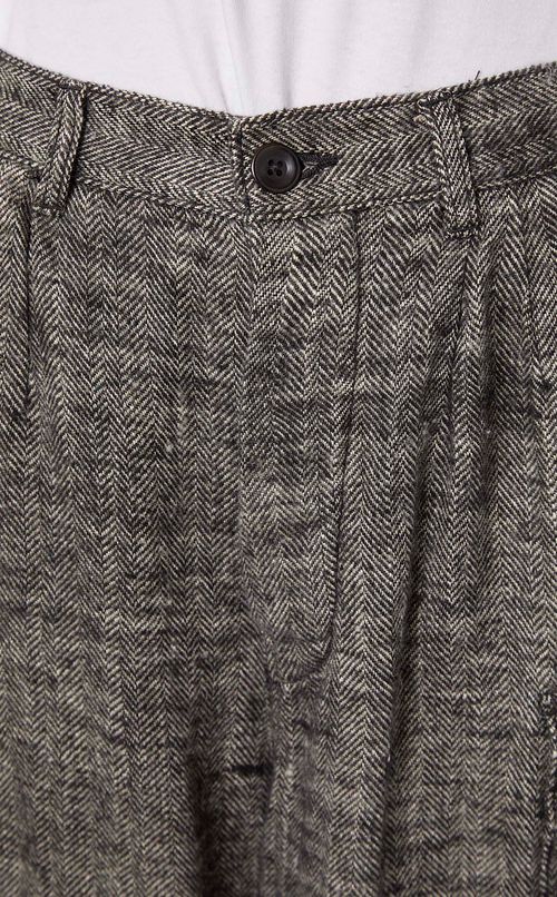 起毛リネンカーゴパンツ