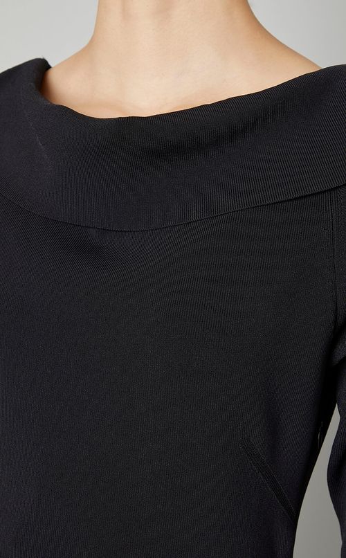 コクーンニットコンビワンピース