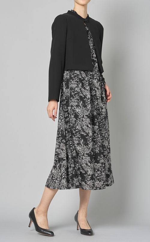 バックタックショートジャケット