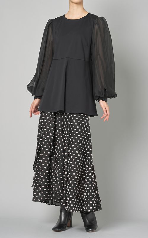 シアースリーブカットプルオーバー