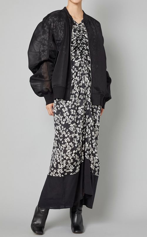 フラワープリントワンピース