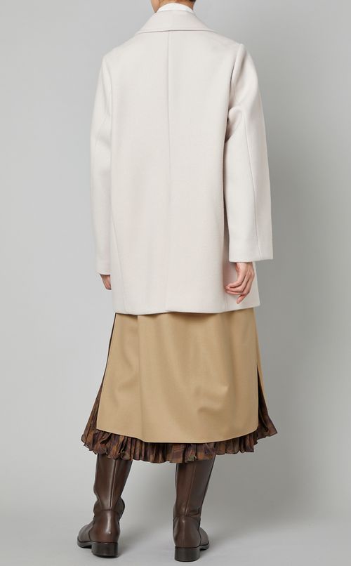 メルトンダブルミドルコート