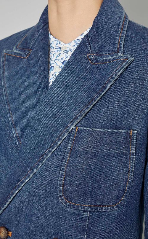 デニムテーラードジャケット