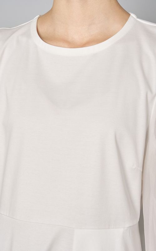 シアースリーブカットプルオーバー