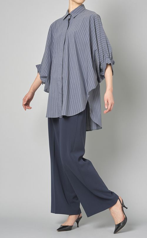 ドルマンスリーブギャザーシャツ