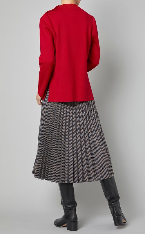 ミラノリブサイドスリットニット