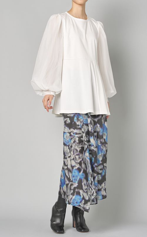 シアースリーブカットプルオーバー