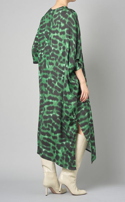 レオパードアシンメトリーワンピース