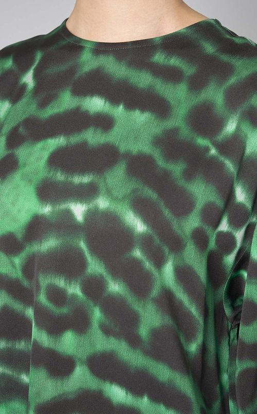 レオパードアシンメトリーワンピース