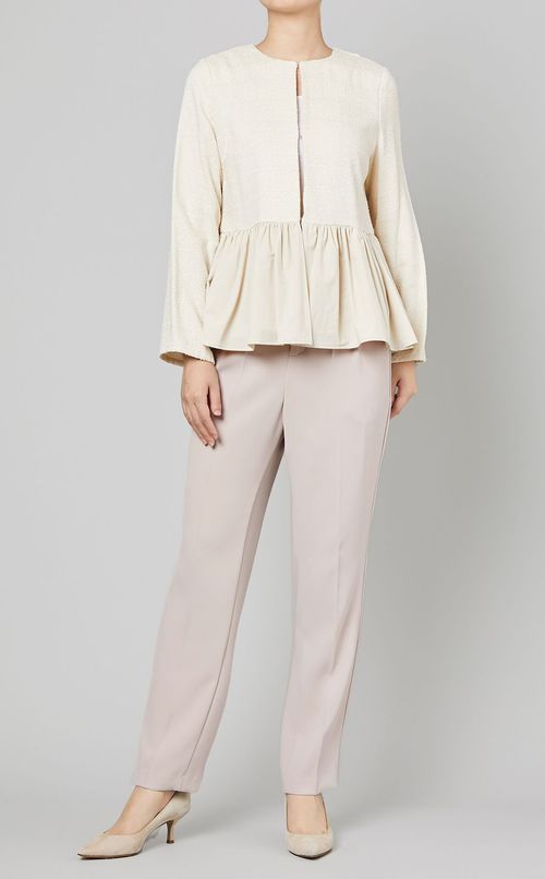 パールポケットセンタータックパンツ