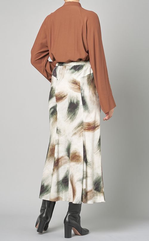 ハンドペイントフレアスカート