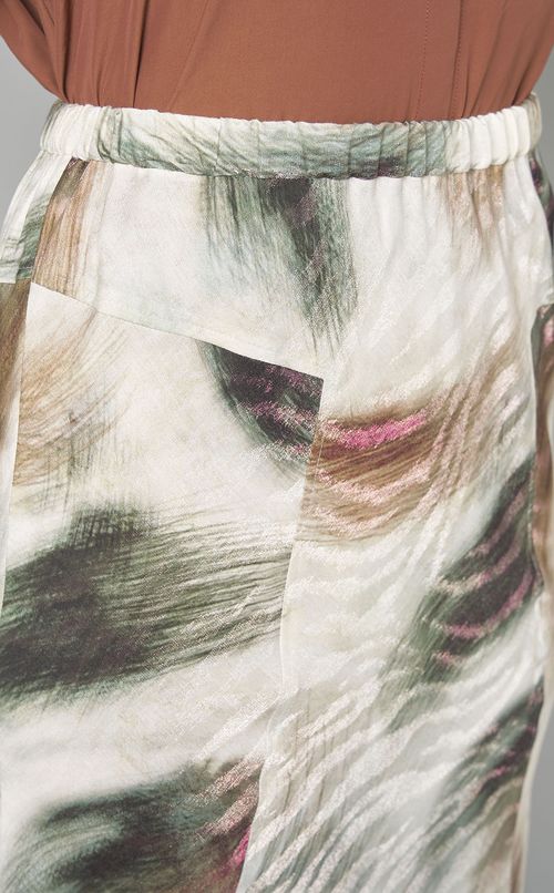 ハンドペイントフレアスカート