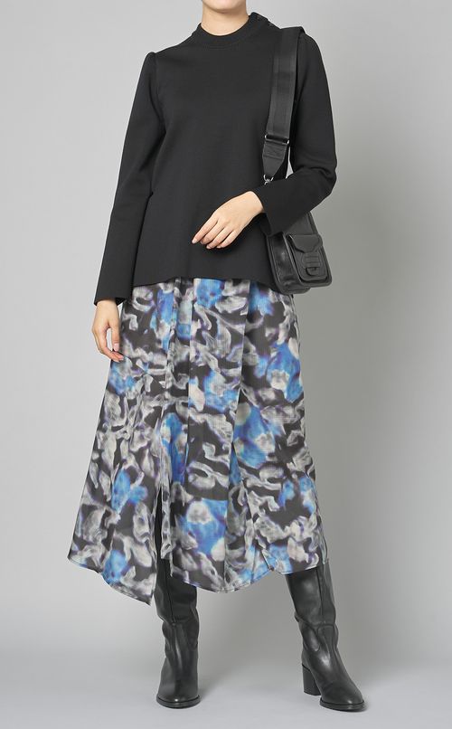 ミラノリブサイドスリットニット