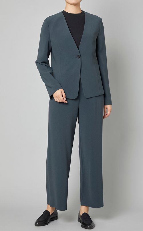 ノーカラーコンパクトジャケット