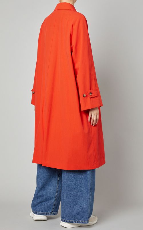 シャンブレーステンカラーコート