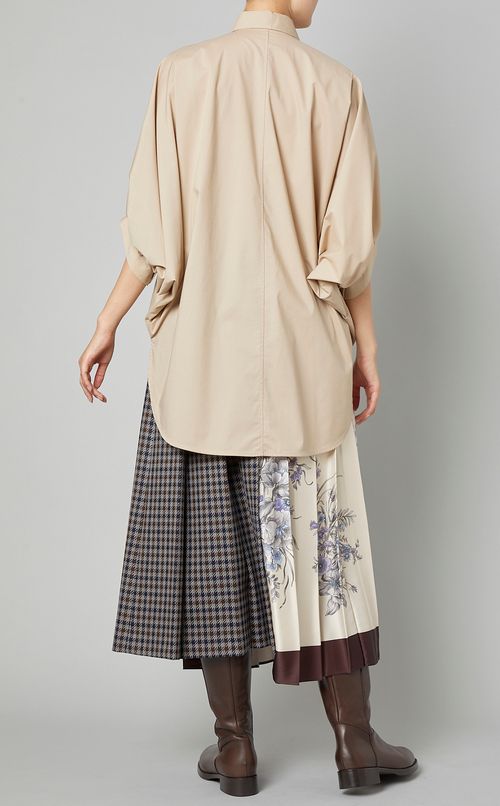 ドルマンスリーブギャザーシャツ