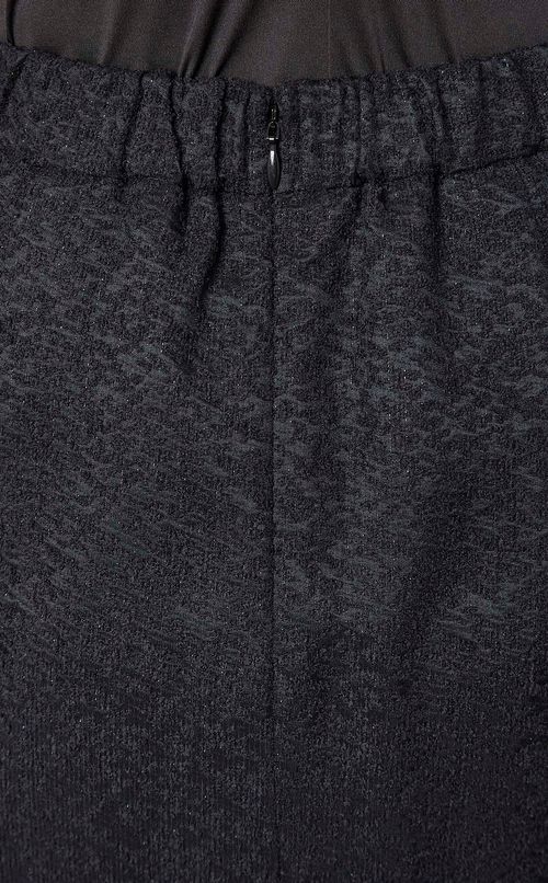 ラメブークレペプラムスカート