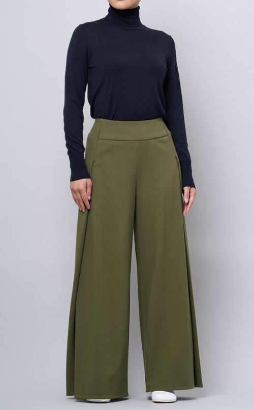 サイドタックワイドパンツ