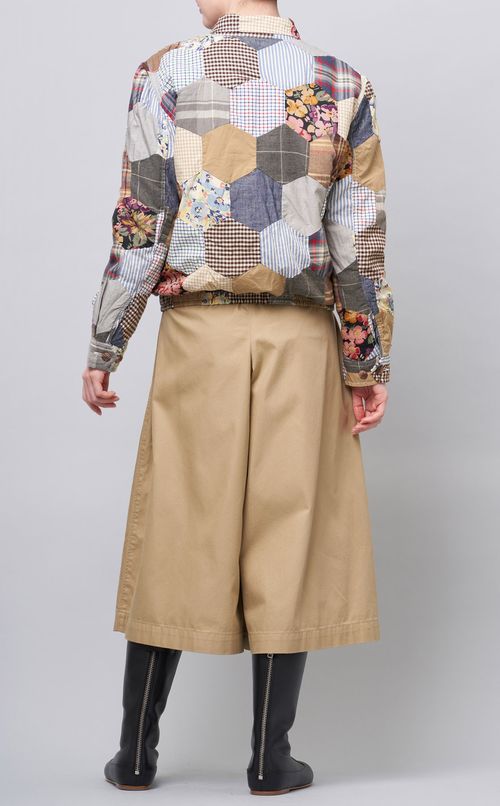 クレイジーパッチワークブルゾン