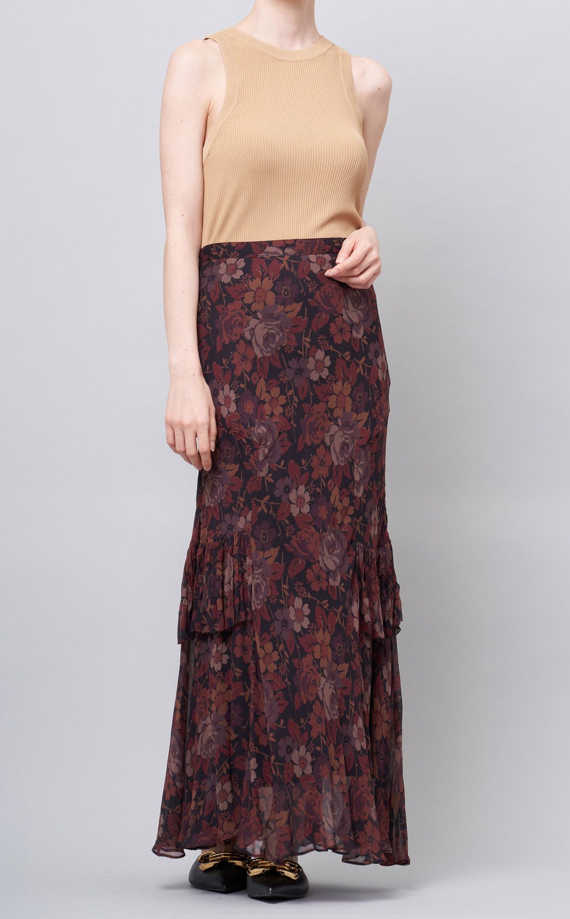 Polo Ralph Lauren｜フラワープリントティアードスカート