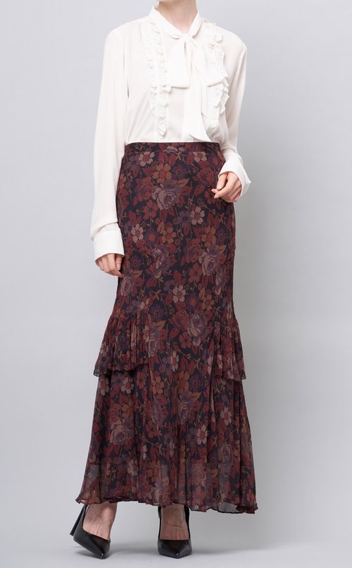 ボウタイフリルシャツ