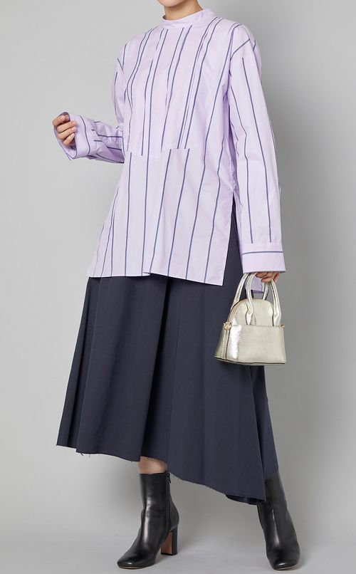 ピーチタフタイレヘムタックスカート