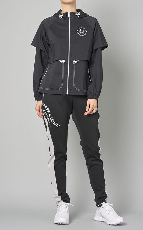 【手洗い可】サイドラインスリムパンツ