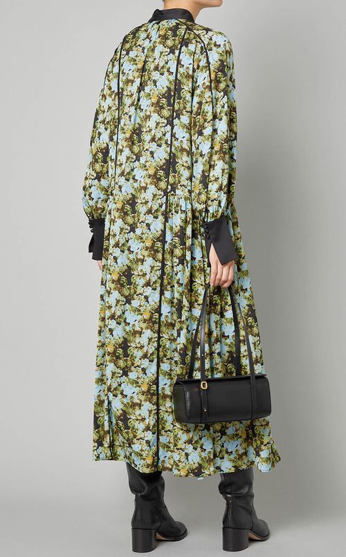 フラワープリントワンピース